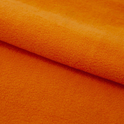 Флис DTY 16-1358, 250 г/м2, шир. 150 см, цвет оранжевый - купить в Таганроге. Цена 640.46 руб.