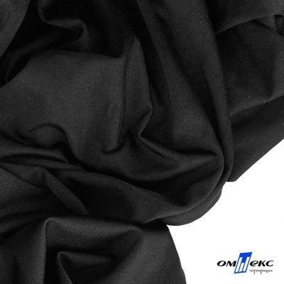 Бифлекс "ОмТекс", 200г/м2, 150см, цв.-черный (Black), блестящий - купить в Таганроге. Цена 1 487.87 руб.