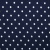Креп стрейч Амузен, 85 г/м2, 19-3920 (т.синий)/белый крупный горох, шир.150 см - купить в Таганроге. Цена 220.50 руб.