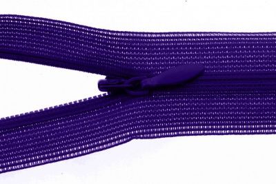 Молния потайная Т3 866, 50 см, капрон, цвет фиолетовый - купить в Таганроге. Цена: 8.62 руб.
