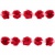 Тесьма плетеная "Рюш", упак. 9,14 м, цвет красный - купить в Таганроге. Цена: 46.82 руб.