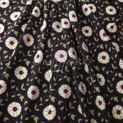 Плательная ткань "Фламенко" 10.1, 80 гр/м2, шир.150 см, принт растительный - купить в Таганроге. Цена 241.49 руб.