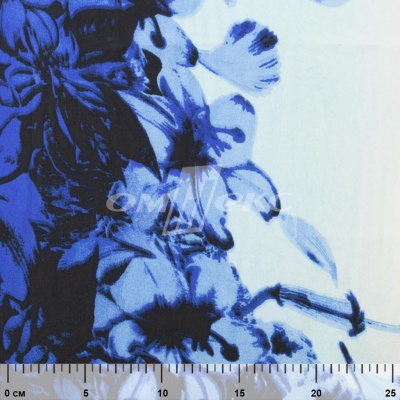 Плательная ткань "Фламенко" 19.1, 80 гр/м2, шир.150 см, принт растительный - купить в Таганроге. Цена 241.49 руб.