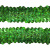 Тесьма с пайетками D4, шир. 30 мм/уп. 25+/-1 м, цвет зелёный - купить в Таганроге. Цена: 1 087.39 руб.