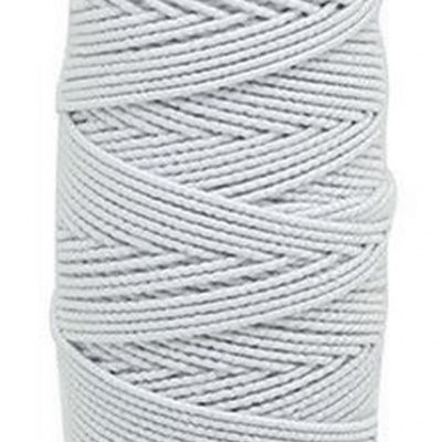 Нитка - резинка Спандекс 25 м (уп-10шт)-белые - купить в Таганроге. Цена: 35.65 руб.