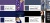 Костюмная ткань "Элис" 18-3921, 200 гр/м2, шир.150см, цвет голубика - купить в Таганроге. Цена 303.10 руб.