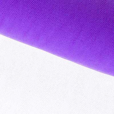 Фатин блестящий 16-85, 12 гр/м2, шир.300см, цвет фиолетовый - купить в Таганроге. Цена 109.72 руб.
