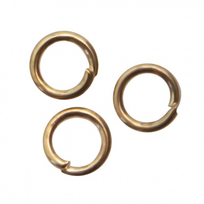 Кольцо  соединительное для бижутерии 4 мм, цв.-золото - купить в Таганроге. Цена: 0.41 руб.