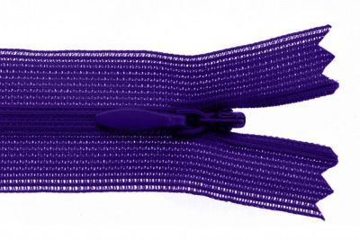 Молния потайная Т3 866, 50 см, капрон, цвет фиолетовый - купить в Таганроге. Цена: 8.62 руб.