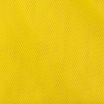 Фатин матовый 16-70, 12 гр/м2, шир.300см, цвет жёлтый - купить в Таганроге. Цена 112.70 руб.