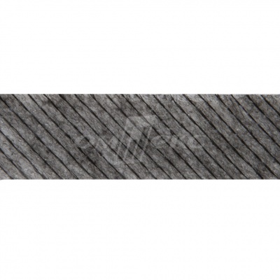 KQ217N -прок.лента нитепрошивная по косой 15мм графит 100м - купить в Таганроге. Цена: 2.24 руб.