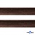 Кант атласный 074, шир. 12 мм (в упак. 65,8 м), цвет коричневый - купить в Таганроге. Цена: 237.16 руб.