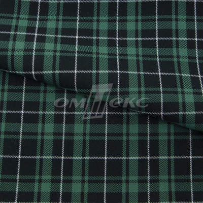 Ткань костюмная Клетка 25577, т.зеленый/зеленый./ч/бел, 230 г/м2, шир.150 см - купить в Таганроге. Цена 539.74 руб.