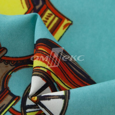 Плательная ткань "Фламенко" 16.2, 80 гр/м2, шир.150 см, принт этнический - купить в Таганроге. Цена 243.96 руб.