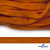 Шнур плетеный (плоский) d-12 мм, (уп.90+/-1м), 100% полиэстер, цв.267 - оранжевый - купить в Таганроге. Цена: 8.62 руб.