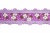 Тесьма декоративная 0385-6169, шир. 25 мм/уп. 22,8+/-1 м, цвет 01-фиолетовый - купить в Таганроге. Цена: 391.39 руб.