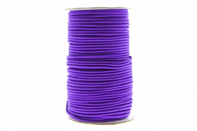 0370-1301-Шнур эластичный 3 мм, (уп.100+/-1м), цв.175- фиолет - купить в Таганроге. Цена: 459.62 руб.