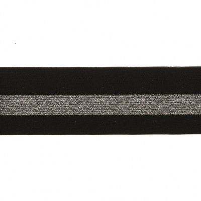 #2/6-Лента эластичная вязаная с рисунком шир.52 мм (45,7+/-0,5 м/бобина) - купить в Таганроге. Цена: 69.33 руб.