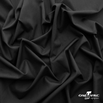 Ткань сорочечная Темза, 80%полиэстр 20%вискоза, 120 г/м2 ш.150 см, цв.черный - купить в Таганроге. Цена 269.93 руб.