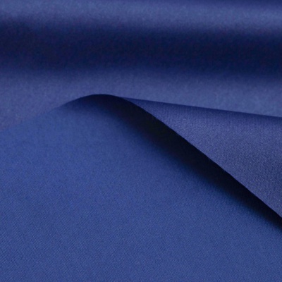 Поли понж (Дюспо) 19-3940, PU/WR, 65 гр/м2, шир.150см, цвет т.синий - купить в Таганроге. Цена 82.93 руб.