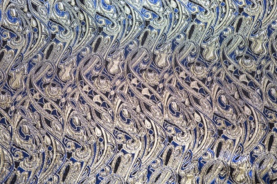 Ткань костюмная жаккард, 135 гр/м2, шир.150см, цвет синий№18 - купить в Таганроге. Цена 441.95 руб.