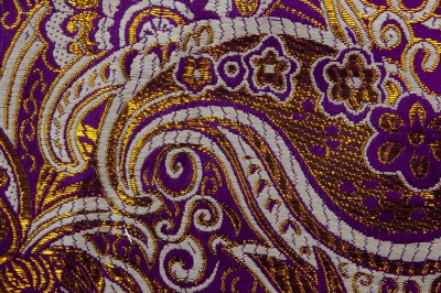 Ткань костюмная жаккард №9, 140 гр/м2, шир.150см, цвет фиолет - купить в Таганроге. Цена 387.20 руб.