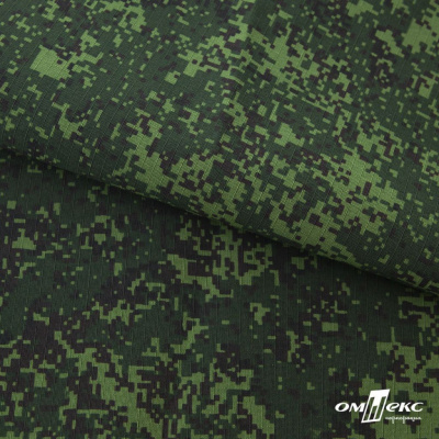 Униформ Рип Стоп 80/20 полиэфир/хлопок, 205 г/м2,  принтованный темно-зеленый, ВО, шир. 150 см - купить в Таганроге. Цена 191.15 руб.