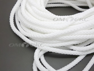 Шнур 1с35 4 мм крупное плетение 200 м белый - купить в Таганроге. Цена: 1.10 руб.