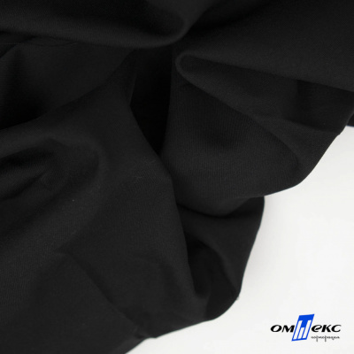 Ткань костюмная "Матте" 80% P, 16% R, 4% S, 170 г/м2, шир.150 см, цв-черный #1 - купить в Таганроге. Цена 372.90 руб.