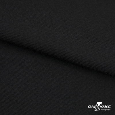 Ткань костюмная "Матте" 80% P, 16% R, 4% S, 170 г/м2, шир.150 см, цв-черный #1 - купить в Таганроге. Цена 372.90 руб.