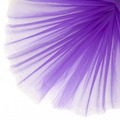 Фатин матовый 16-85, 12 гр/м2, шир.300см, цвет фиолетовый - купить в Таганроге. Цена 96.31 руб.
