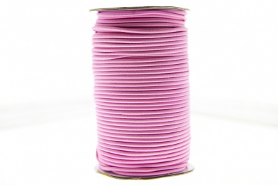 0370-1301-Шнур эластичный 3 мм, (уп.100+/-1м), цв.141- розовый - купить в Таганроге. Цена: 459.62 руб.