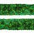 Тесьма с пайетками D4, шир. 20 мм/уп. 25+/-1 м, цвет зелёный - купить в Таганроге. Цена: 778.19 руб.
