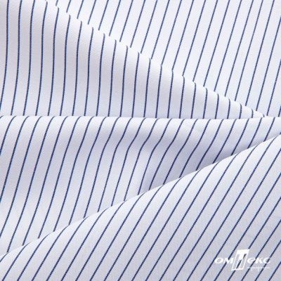 Ткань сорочечная Ронда, 115 г/м2, 58% пэ,42% хл, шир.150 см, цв.4-синяя, (арт.114) - купить в Таганроге. Цена 306.69 руб.