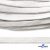 Шнур плетеный d-8 мм плоский, 70% хлопок 30% полиэстер, уп.85+/-1 м, цв.1018-белый - купить в Таганроге. Цена: 735 руб.