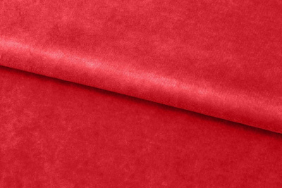 Бархат стрейч, 240 гр/м2, шир.160см, (2,4 м/кг), цвет 14/красный - купить в Таганроге. Цена 886.02 руб.