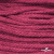 Шнур плетеный d-6 мм, 70% хлопок 30% полиэстер, уп.90+/-1 м, цв.1068-фуксия - купить в Таганроге. Цена: 588 руб.