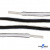 Шнурки #4-27, круглые 130 см, двухцветные (черно/белый) - купить в Таганроге. Цена: 47.04 руб.