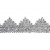 Тесьма металлизированная 0384-0240, шир. 40 мм/уп. 25+/-1 м, цвет серебро - купить в Таганроге. Цена: 490.74 руб.