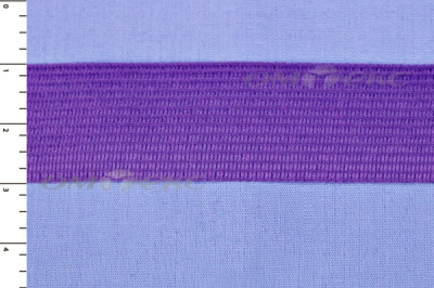 Окантовочная тесьма №0225, шир. 22 мм (в упак. 100 м), цвет фиолет - купить в Таганроге. Цена: 271.60 руб.
