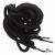 Шнурки #106-09, круглые 130 см, цв.чёрный - купить в Таганроге. Цена: 21.92 руб.