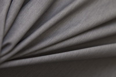 Костюмная ткань с вискозой "Флоренция", 195 гр/м2, шир.150см, цвет св.серый - купить в Таганроге. Цена 496.99 руб.