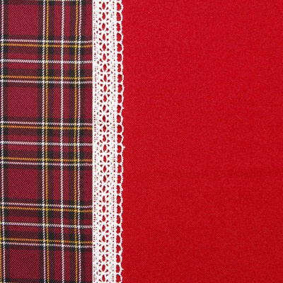 Ткань костюмная 21010 2023, 225 гр/м2, шир.150см, цвет красный - купить в Таганроге. Цена 390.73 руб.