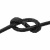 Шнур вощеный 1мм (упак.50 +/-1 ярд) цв.-черный - купить в Таганроге. Цена: 175.11 руб.