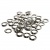 Люверсы, металлические/14мм/никель (упак.1000 шт) - купить в Таганроге. Цена: 1 058.40 руб.