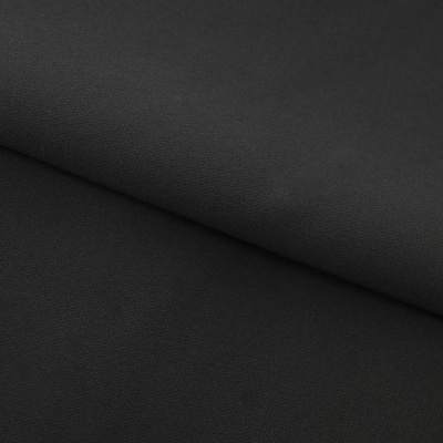 Костюмная ткань "Элис", 200 гр/м2, шир.150см, цвет чёрный - купить в Таганроге. Цена 306.20 руб.