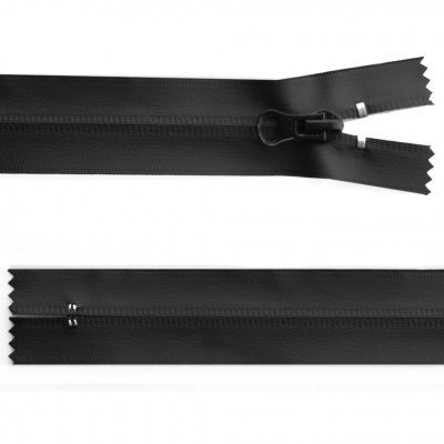 Молния водонепроницаемая PVC Т-7, 20 см, неразъемная, цвет чёрный - купить в Таганроге. Цена: 21.56 руб.