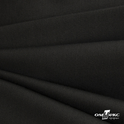 Костюмная ткань с вискозой "Диана", 260 гр/м2, шир.150см, цвет чёрный - купить в Таганроге. Цена 434.07 руб.