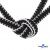 Шнурки #108-4, плоские 130 см, цв.-чёрно/белый - купить в Таганроге. Цена: 47.52 руб.