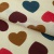 Плательная ткань "Софи" 21.1, 75 гр/м2, шир.150 см, принт сердечки - купить в Таганроге. Цена 241.49 руб.